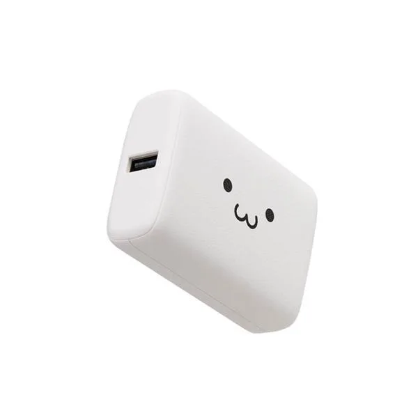 エレコム モバイルバッテリー 30W 10000mAh USB Type-C入出力×1 USB-A出力×1 コンパクト リチウムイオン電池 タイプC しろちゃん EC-C41LWF 在庫処分