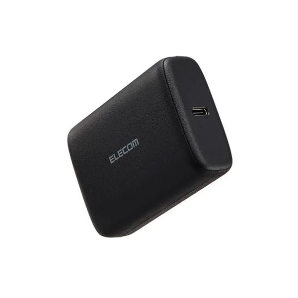 エレコム モバイルバッテリー 30W 10000mAh USB Type-C入出力×2 コンパクト リチウムイオン電池 USB パワーデリバリー タイプC ブラック EC-C42LBK
