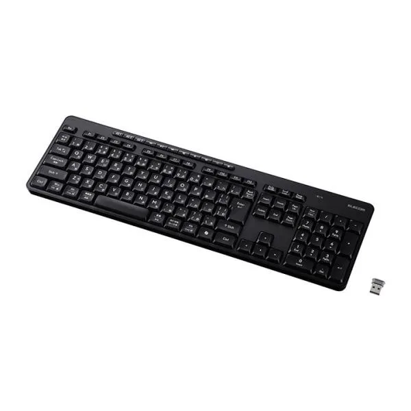 エレコム キーボード USB無線 Bluetooth 静音 フルキーボード メンブレン式 ブラック ELECOM TK-QT11FMMBK