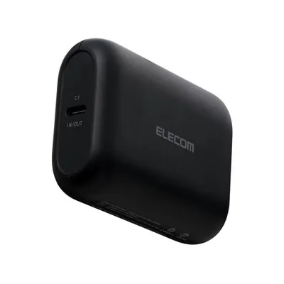 エレコム モバイルバッテリー 残量表示機能 コンパクト 10000mAh 15W リチウムイオン電池 Type-C USB-A ブラック ELECOM EC-C64LBK