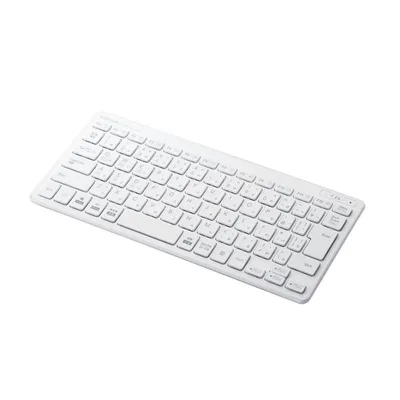 エレコム ワイヤレス ミニ キーボード 超薄型 Bluetooth ホワイト ホワイト TK-FBP100WH 在庫処分