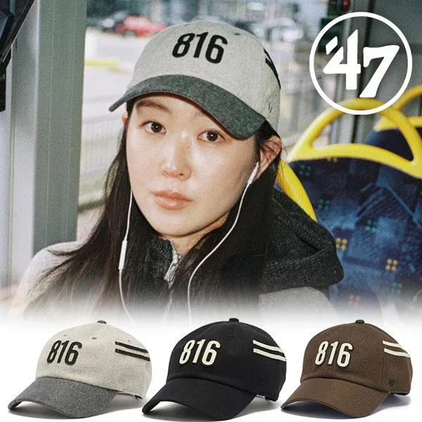 2026秋冬新作 柴田ひかり ネコポス発送!47 キャップ ウール フェルト CAP 帽子 コラボ 816 Haim ハイム フォーティーセブン 47ブランド レディース CLEAN UP