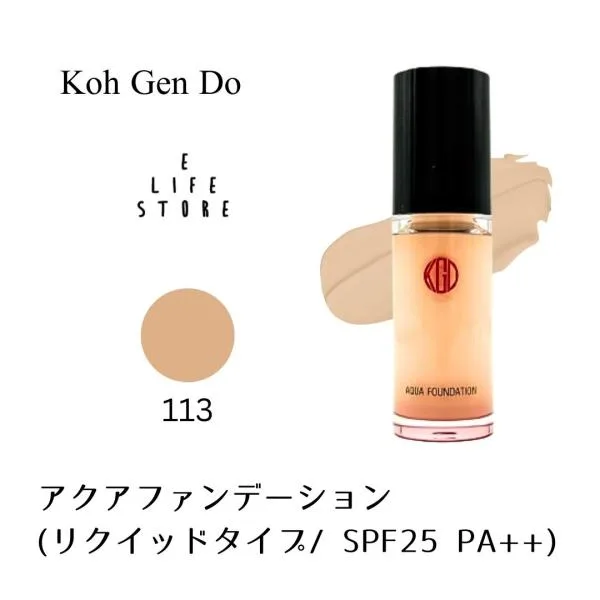 江原道 マイファンスィー アクアファンデーション 113 平均的な明るさの肌 30ml SPF25 PA++ リキッドファンデ 無香料 汗皮脂に強い 長時間キープ 乾燥