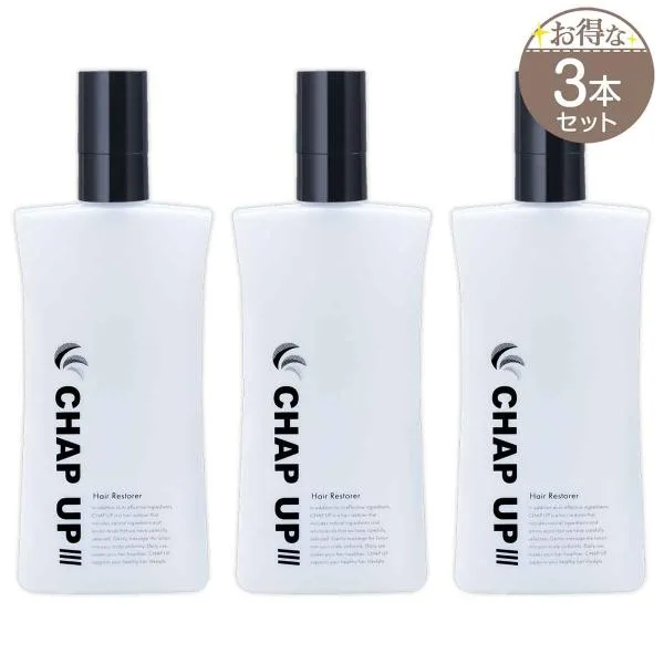 【 3本セット 】 チャップアップ 育毛ローション 薬用育毛剤 120ml ソーシャルテック メール便送料無料NYH / チャップUP120mlF03-02 / CUIKL1-03P
