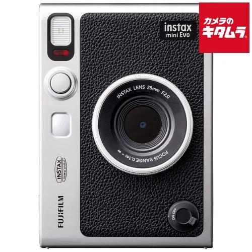 フジフイルム インスタントカメラ instax mini Evo 「チェキ」BLACK USB Type-C対応 富士フイルム ちぇき フイルムカメラ