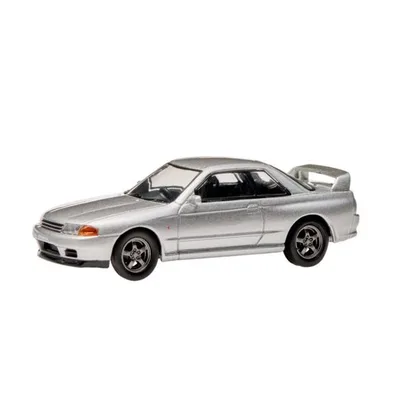 日産コレクション SKYLINE GT-R R32 1/64スケール モデルカー スパークシルバー BNR32 京商製 ダイキャストモデル ニッサン スカイライン