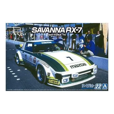 アオシマ マツダ SA22C RX-7 デイトナ ’79 1/24 【ザ☆モデルカー 22】 (プラモデル)