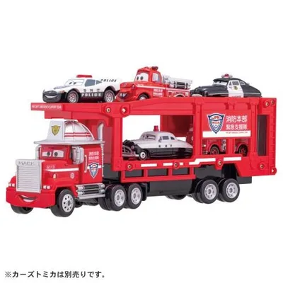 カーズ トミカ 現場へ急行!レスキューキャリアカー マックおもちゃ こども 子供 男の子 ミニカー 車 くるま 3歳