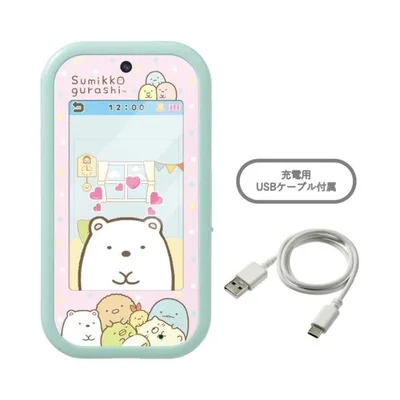 すみっコぐらし 大きな画面で世界が広がる!すみっコスマホワイド 電子玩具 子ども用スマホ 子ども用携帯 アプリ Wi-Fi 充電式 カメラ アプリ Wi-Fi ....