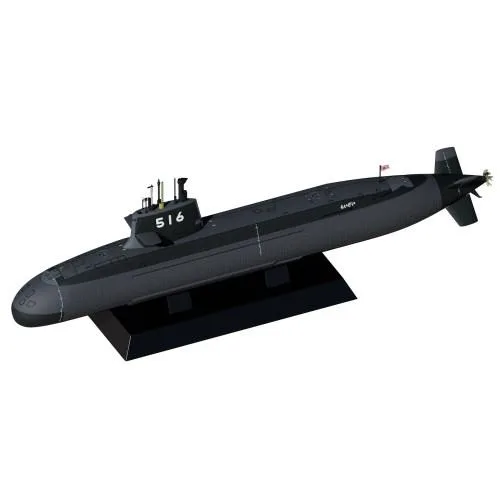 1/350 海上自衛隊 潜水艦 SS-516 らいげい 【JB37】 (プラモデル)