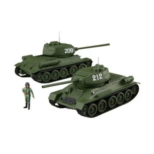 1/76 スペシャルワールドアーマーシリーズ ソビエト中戦車 T-34/85 (2両セット) 【SWA34】 (プラモデル)