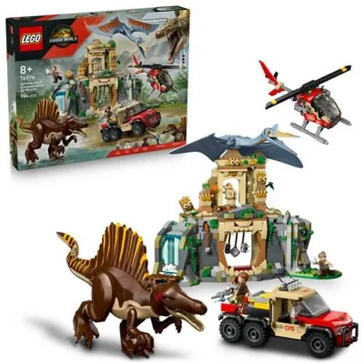 LEGO レゴ スピノサウルスとケツァルコアトルス 上空ミッション 76976おもちゃ こども 子供 レゴ ブロック 8歳