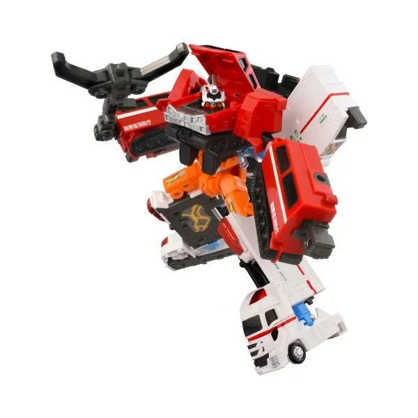 トミカ ジョブレイバー TJBDX ハイパーレスキューブレイバー レッドサラマンダー+スーパーアンビュランス DXセット....