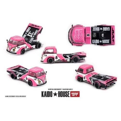 MINI-GT 1/64 フォルクスワーゲン T1 KAIDO RADVAN V1(左ハンドル) 【KHMG245】 (ミニカー)