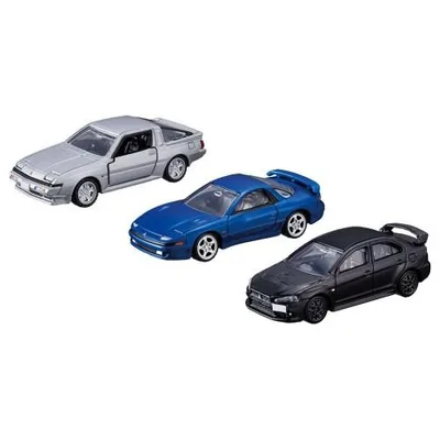 MITSUBISHI SPORTS CARS 3 MODELS Collectionおもちゃ こども 子供 男の子 ミニカー 車 くるま 6歳 トミカ