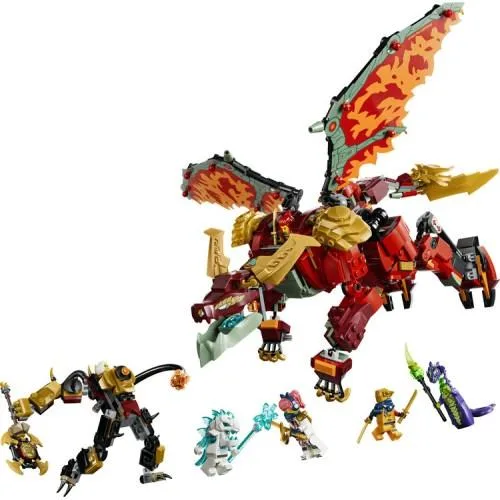 LEGO レゴ ニンジャゴー ワイルドファイヤの変形メカドラゴン 71868おもちゃ こども 子供 レゴ ブロック 9歳