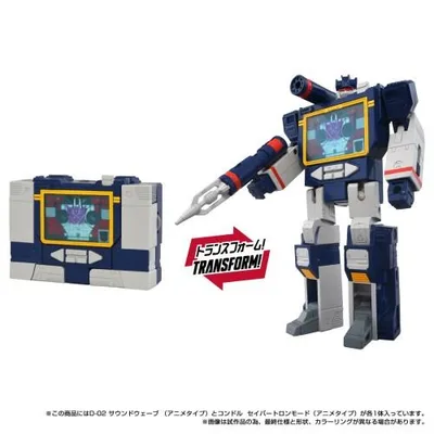ミッシングリンク 『トランスフォーマー』D-02 サウンドウェーブ(アニメタイプ) (可動フィギュア)