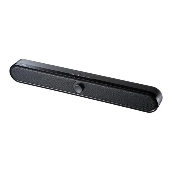 訳あり新品 ワイヤレスサウンドバー Bluetooth スピーカー スリム ブラック おしゃれ 20W MM-SPSBA4 サンワサプライ 外装に傷・汚れあり