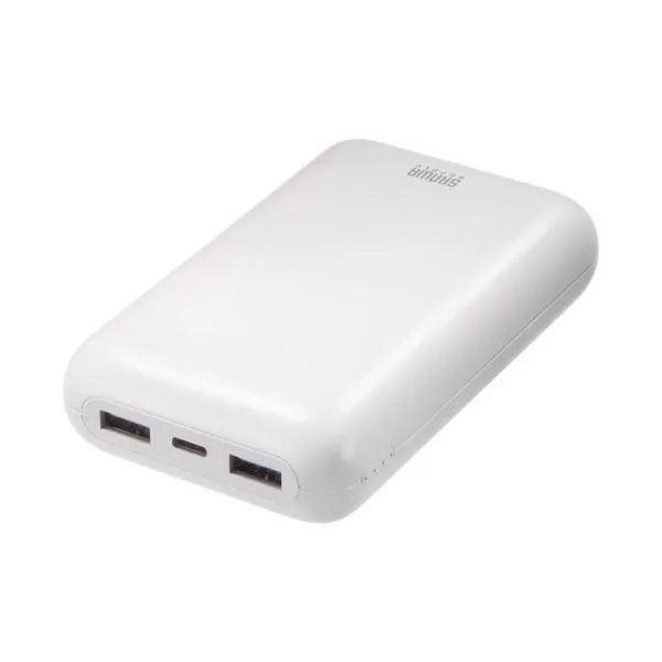 モバイルバッテリー 20000mAh PD20W C×1/A×2 高速充電 PSE認証済み 飛行機持ち込み可能 スマホ モバ充 ホワイト out-BTL-RDC39 アウトレット