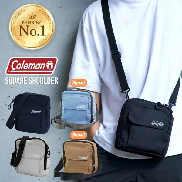 Coleman ショルダーバッグ メンズ レディース 斜めがけ 軽量 肩かけ コールマン カジュアル おしゃれ タウン 使いやすい お散歩バッグ ミニバッグ 小型
