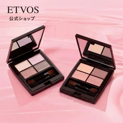 ETVOS エトヴォス ミネラルクラッシィシャドー アイシャドウ パレット アイメイク アイシャドー 4色 石けんオフ 敏感肌
