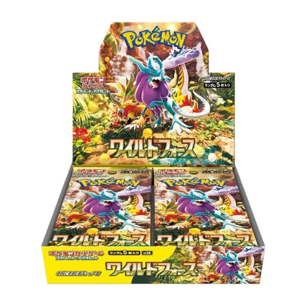 ポケモンカードゲーム ワイルドフォース BOX スカーレット&バイオレット 拡張パック 新品未開封