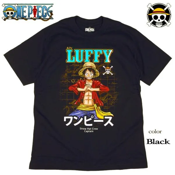 ONE PIECE Tシャツ ワンピース 半袖 ルフィ サンジ ゾロ ナミ ロビン チョッパー ブルック フランキー ウソップ メンズ アニメ グッズ レディース 麦わら海賊団
