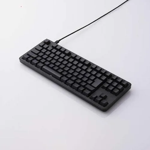 爆買ELECOM エレコム Leggero USB有線メカニカル テンキーレスキーボード TK-MC31UKLBK 赤軸 ブラック