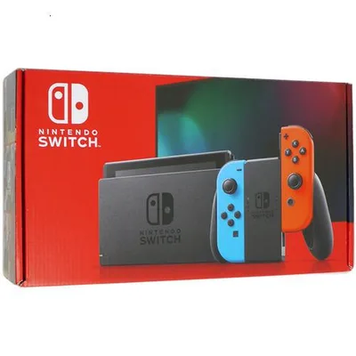 【中古】任天堂 Nintendo Switch バッテリー拡張モデル HAD-S-KABAA ネオンブルー・ネオンレッド Joy-Conいたみ 元箱あり