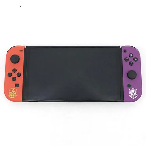 【中古】任天堂 Nintendo Switch 有機ELモデル スカーレット・バイオレットエディション HEG-S-KEAAA ドックなし