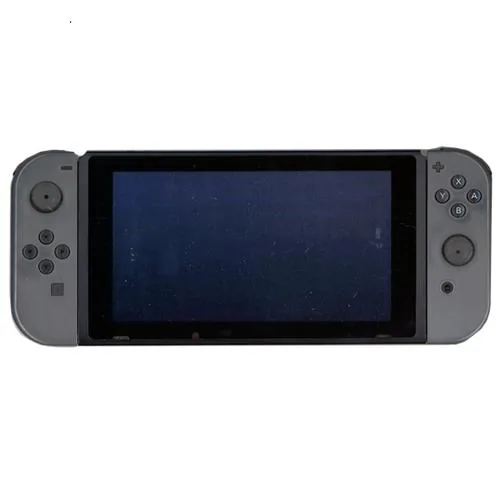 爆買【中古】任天堂 Nintendo Switch グレー 本体・Joy-Conのみ 本体・液晶画面いたみ
