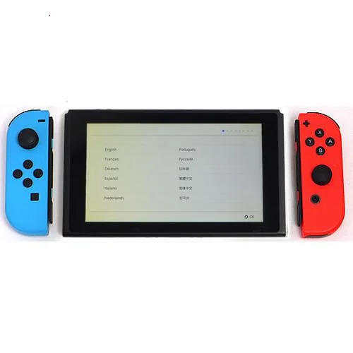 爆買【中古】任天堂 Nintendo Switch ネオンブルー/ネオンレッド 本体・Joy-Conのみ 本体背面・液晶画面いたみ