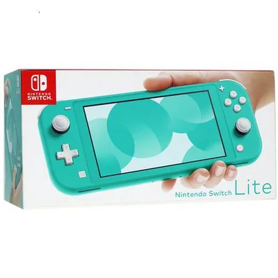 【中古】任天堂 Nintendo Switch Lite(ニンテンドースイッチ ライト) HDH-S-BAZAA ターコイズ 外箱・本体・液晶画面いたみ 元箱あり