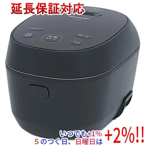 SHARP IHジャー炊飯器 3合 KS-HF05B-B ブラック爆買
