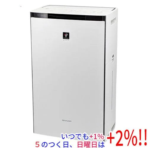 【新品訳あり(開封のみ・箱きず・やぶれ)】 SHARP 加湿空気清浄機 KI-UX70-W ホワイト爆買