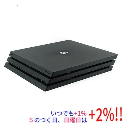 【中古】SONY プレイステーション4 Pro 1TB ジェット・ブラック CUH-7200BB01【いつでも+1%!5のつく日と日曜日は+2%!】 爆買
