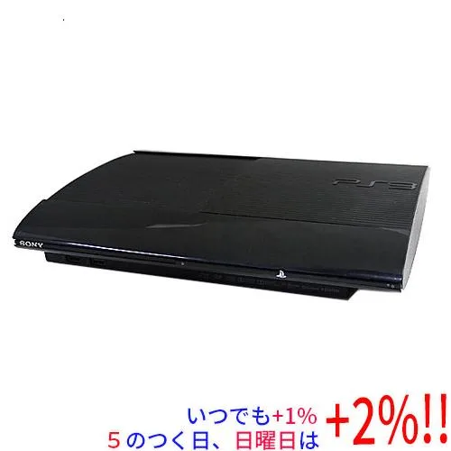 【中古】SONY プレイステーション3 500GB ブラック CECH-4300C 本体のみ【いつでも+1%!5のつく日と日曜日は+2%!】 爆買