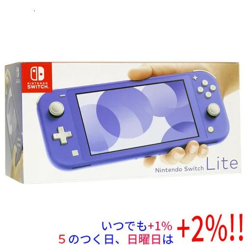 【中古】任天堂 Nintendo Switch Lite(ニンテンドースイッチ ライト) HDH-S-BBZAA ブルー 本体いたみ 元箱あり【いつでも+1%!5のつく日と日曜日は+2%!】 爆