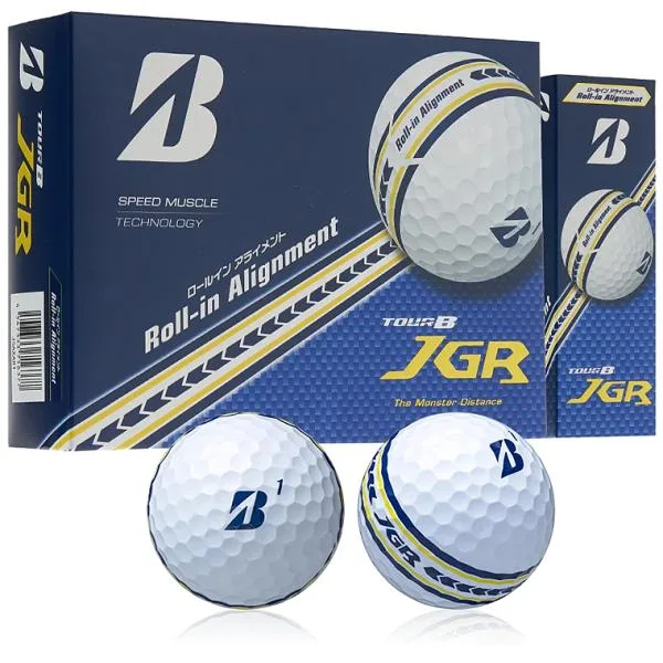 【限定品】BRIDGESTONE GOLF ブリヂストン 日本正規品 TOUR B JGR Roll-in Alignment ロールイン アライメント ゴルフボール 1ダース(12個入) 2026新製品
