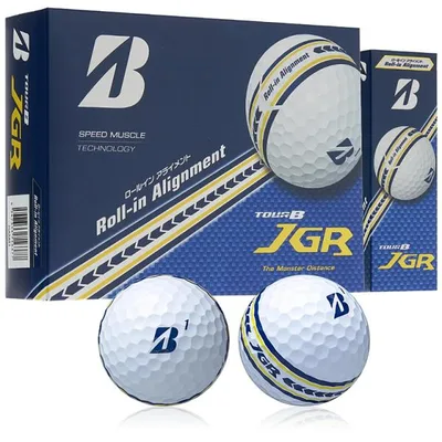 【限定品】BRIDGESTONE GOLF ブリヂストン 日本正規品 TOUR B JGR Roll-in Alignment ロールイン アライメント ゴルフボール 1ダース(12個入) 2026新製品