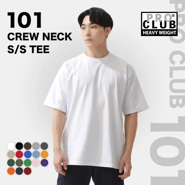 【正規代理店】 PRO CLUB プロクラブ ヘビーウェイト Tシャツ メンズ 半袖 大きいサイズ 無地 厚手 大きめ ブランド カジュアル USAモデル 【メール便可】