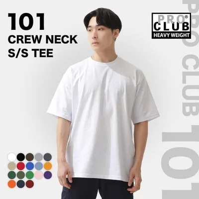 【正規代理店】 PRO CLUB プロクラブ ヘビーウェイト Tシャツ メンズ 半袖 大きいサイズ 無地 厚手 大きめ ブランド カジュアル USAモデル 【メール便可】