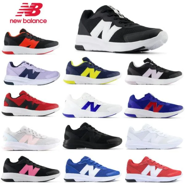 ニューバランス キッズ スニーカー 578 new balance G578 GK578 子供靴 通学 運動会 ブラック ホワイトレッド ブルー グレー ピンク ネイビー パープル NB