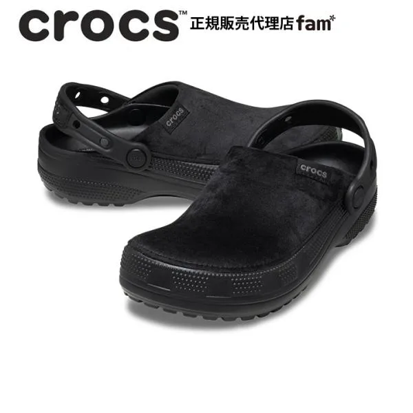 クロックス crocs【メンズ レディース サンダル】Classic Crafted Velvet Clog/クラシック クラフテッド ベルベット クロッグ/211931-001|##