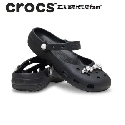 クロックス crocs【レディース サンダル】Classic Pearls Ballet/クラシック パールズ バレエ/213990-001|