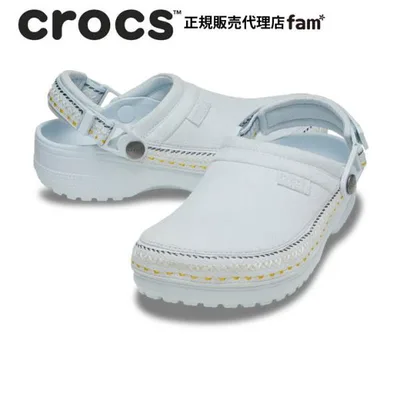 クロックス crocs【メンズ レディース サンダル】Crafted Vegan Suede Stitch Clog/クラフテッド ウィーガン スエード ステッチ クロッグ/214048-5EW