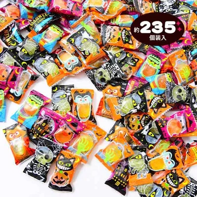 マルエ製菓 ハロウィンキャンディ 1kg(約235個装入) ハロウィン お菓子 おかし 送料無料 縁日 景品 問屋 お祭り 子供 おもちゃ 祭り 縁日用品 屋台 イベント