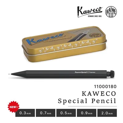 カヴェコ KAWECO スペシャル シャープペンシル ブラック 0.3mm 0.5mm 0.7mm 0.9mm 2.0mm アルミ製 高級 文房具 プレゼント用 おしゃれ クリスマス ギフト