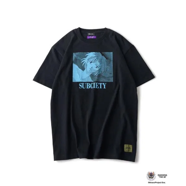 SUBCIETY サブサエティ Tシャツ エヴァンゲリオン DISC7 (REI) TEE 155-40002 コラボ サブサエティー