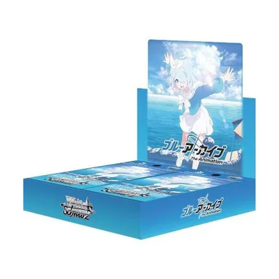 Weiss Schwarz Booster Pack Blue Archive The Animation 12 แพ็คกล่อง / รวมหดที่ยังไม่ได้เปิด